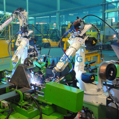 Tochas de soldadura robóticos usadas industriais de Tig Welding Robot With Otc da linha central do braço 6