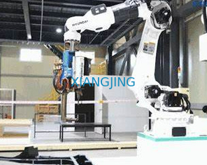 6 robô de soldadura de Hyundai HH10L do manipulador industrial da linha central com soldador And Welding Torch